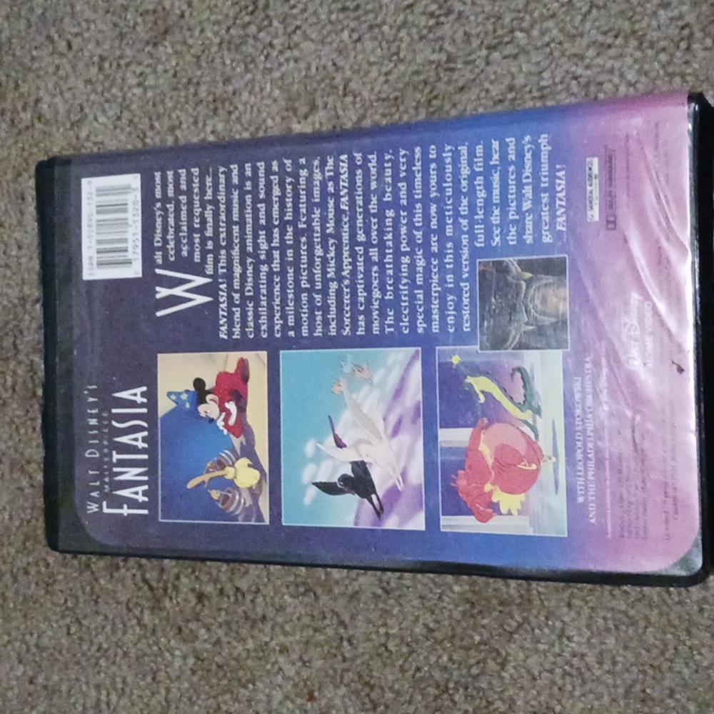 Fantasia black diamond vhs